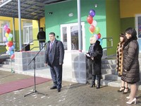 Дмитрий Овчинников на церемонии открытия детского сада Золотой ключик