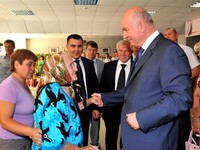Встреча Николая Меркушкина с жителями района в холле РДК