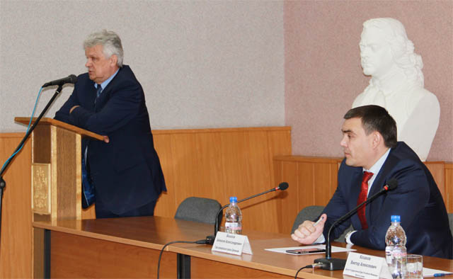 Виктор Казаков в Сергиевском районе