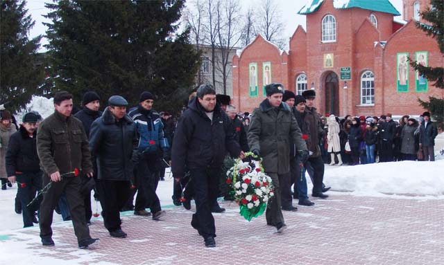 Митинг, посвященный годовщине выводу войск из Афганистана
