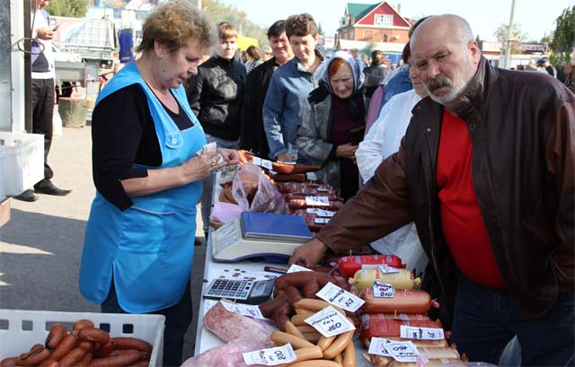 Сельскохозяйственная ярмарка в селе Сергиевск