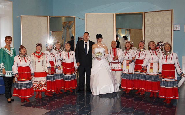 Национальная свадьба в чувашском стиле