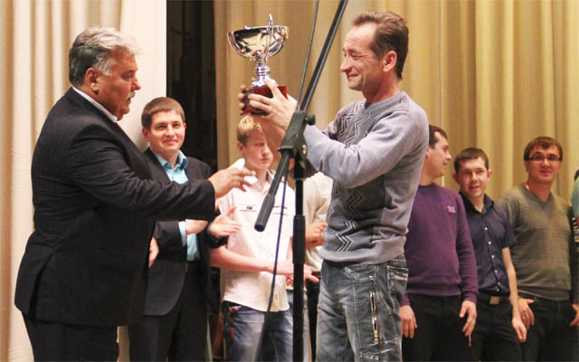 Церемония награждения игроков