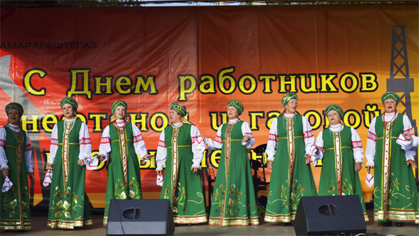 Выступление народного хора русской песни "Калинушка"
