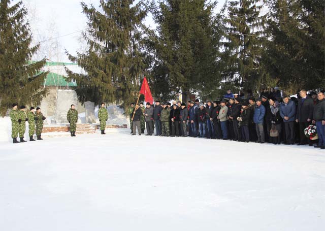 Участники митинга