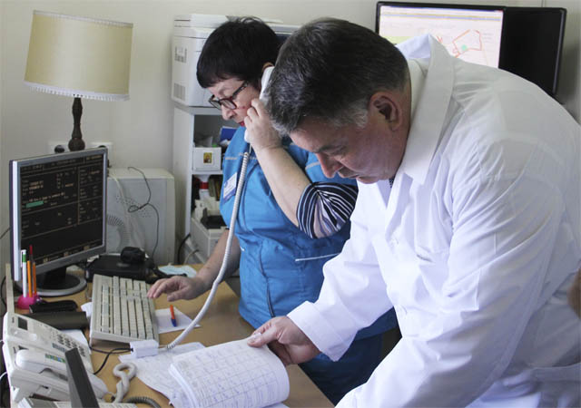 Осмотр отделения скорой помощи